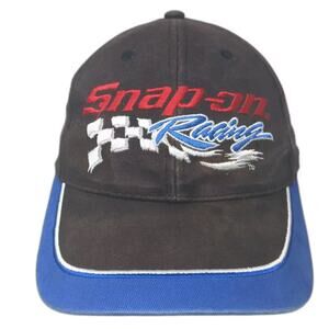 Choko Motorsports Snap-on Racing Baseball Cap Black Blue Strapback Hat One Size